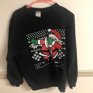 Dabbing Santa Pullover